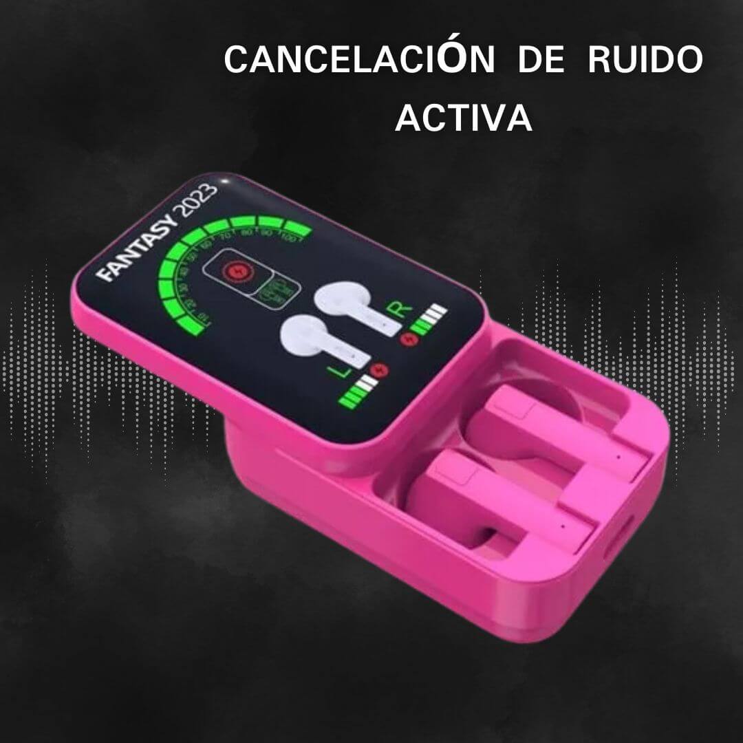 SoundAura® Auriculares inalámbricos con Bluetooth y Pantalla